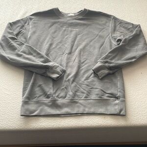 Unlabeled gray crewneck